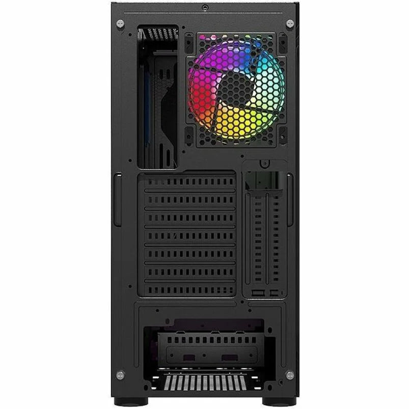 B-Blackwidow-Rgb Black Gaming PC ATX Case with 3 X PWM 120Mm ARGB Fans and Support up to EATX Board