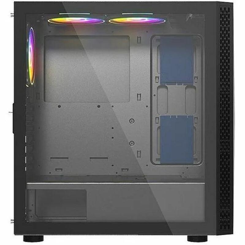 B-Blackwidow-Rgb Black Gaming PC ATX Case with 3 X PWM 120Mm ARGB Fans and Support up to EATX Board